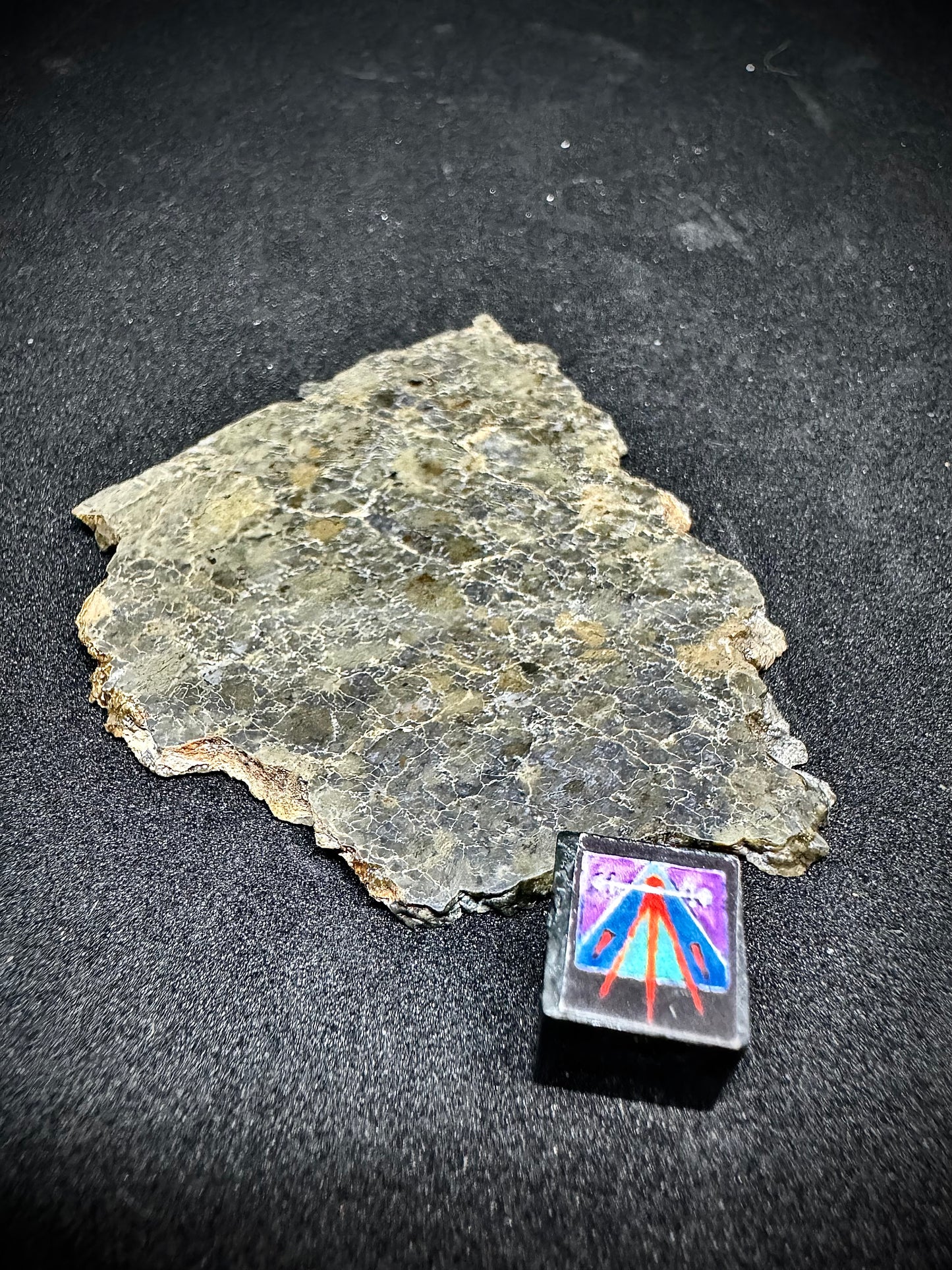 Laâyoune 002 Lunar Meteorite - Beautiful Polish on One Side - 14.3g
