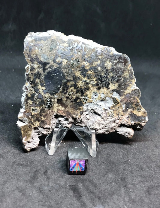 51.5g El Milhas 005 Mesosiderite Meteorite - The Estherville Lookalike!