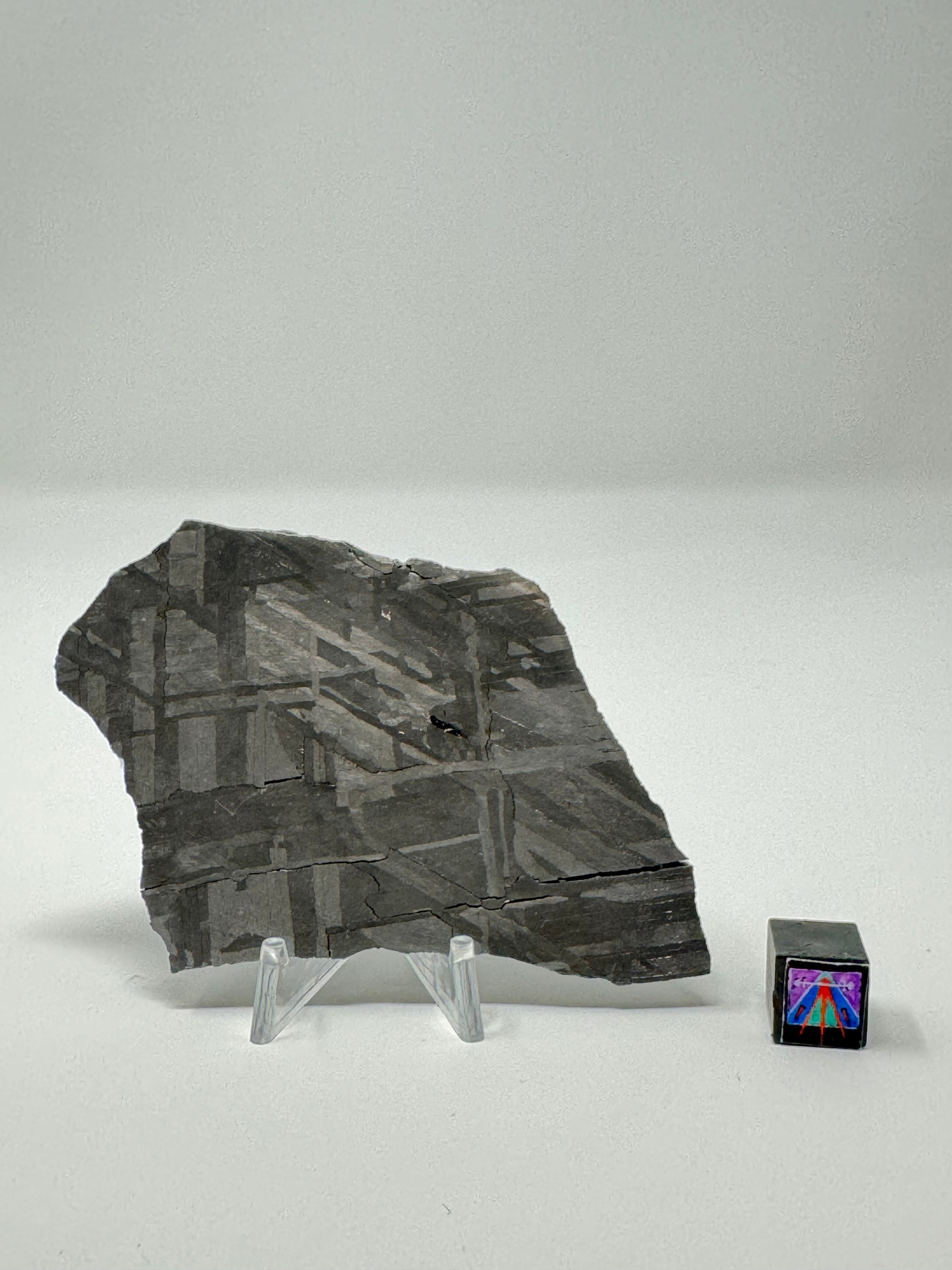 Stunning Brand New Iron Meteorite (Under Classification) - 65.4g Full ...