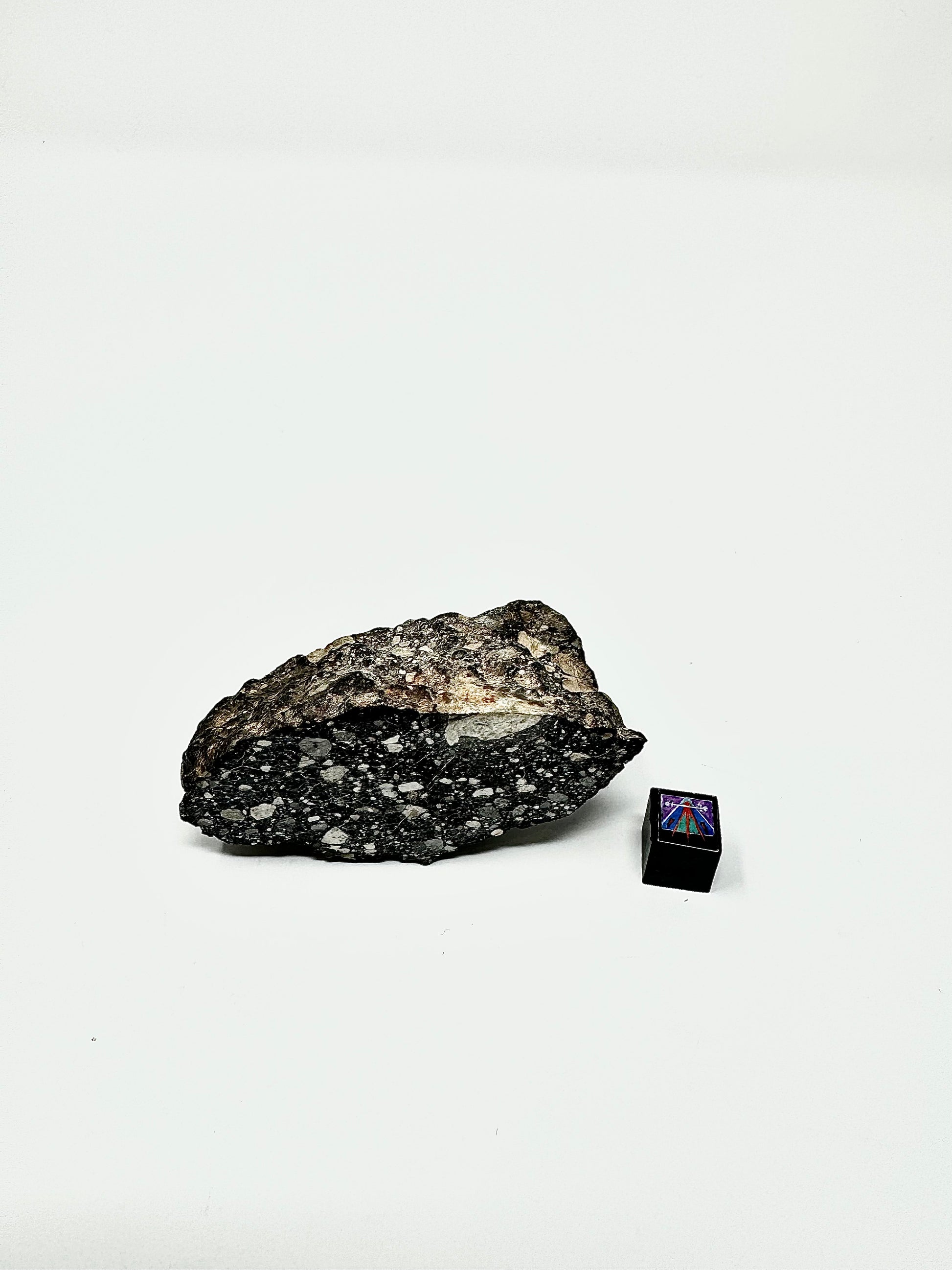 Massive Chunk of the Moon with Fusion Crust! NWA 14685 Lunar Fragmenta ...