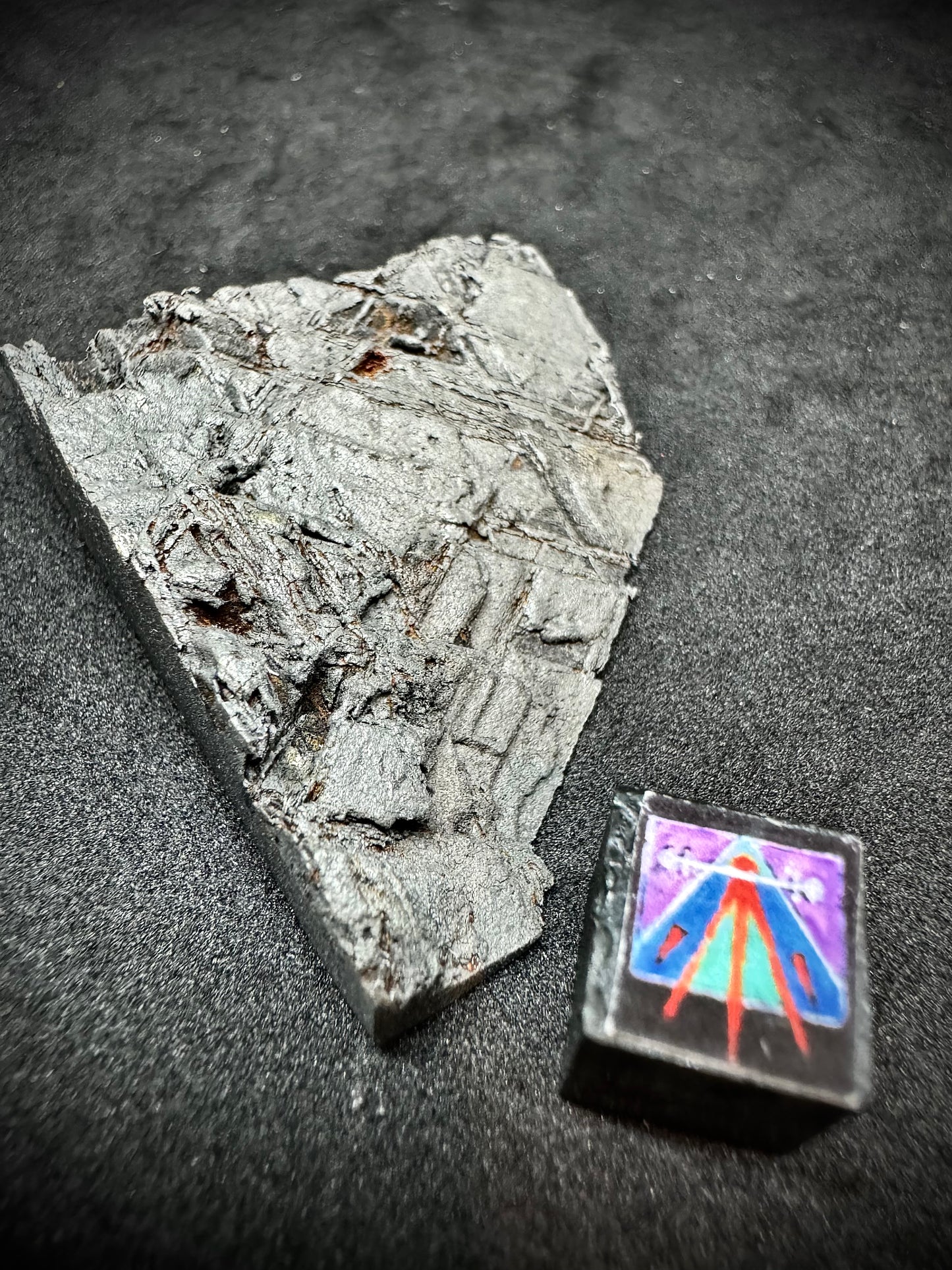 Muonionalusta Iron Meteorite - End Piece - 71.9g