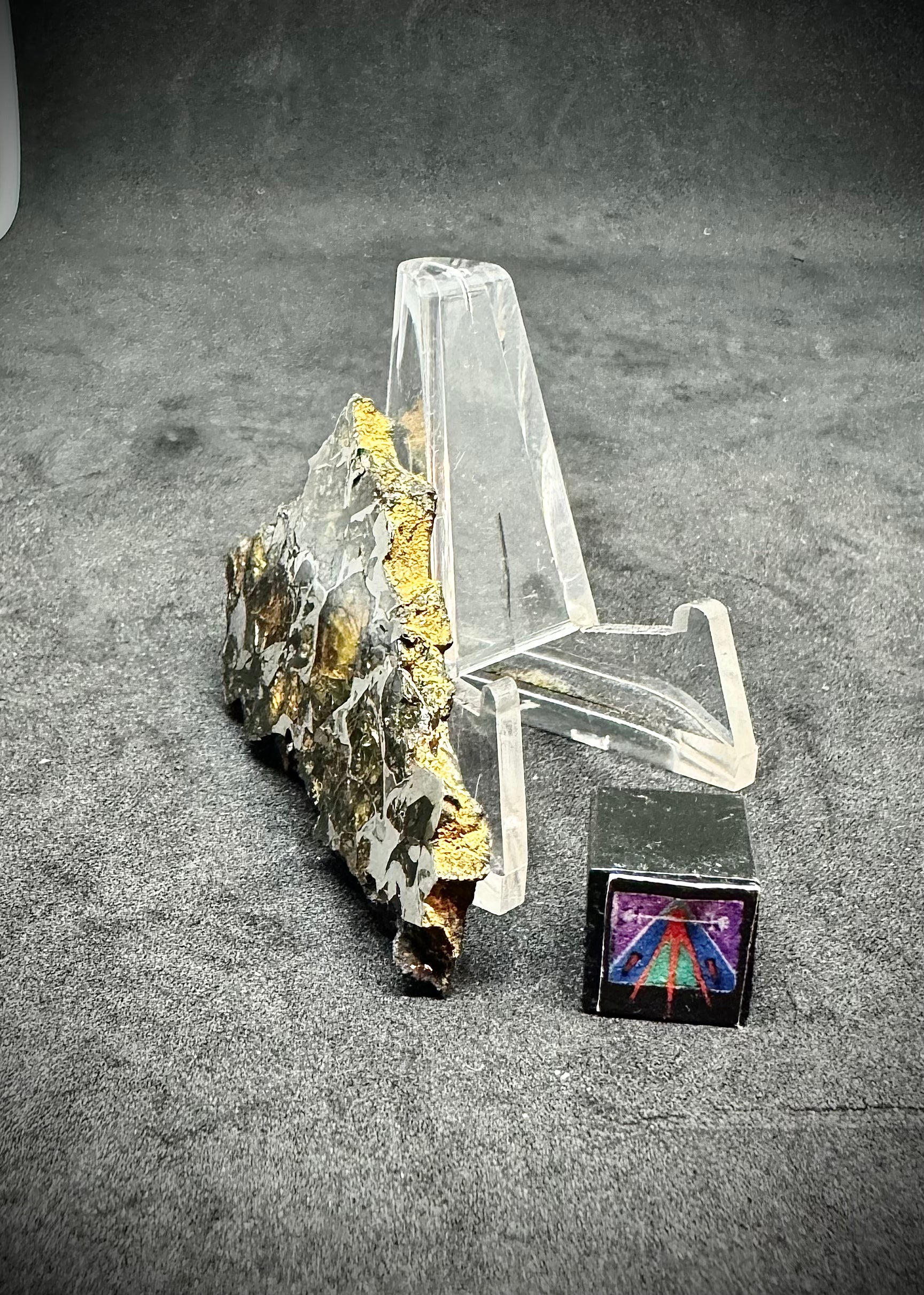 The Interstellar Collection - 12.4 g Brahin Pallasite Meteorite - $220