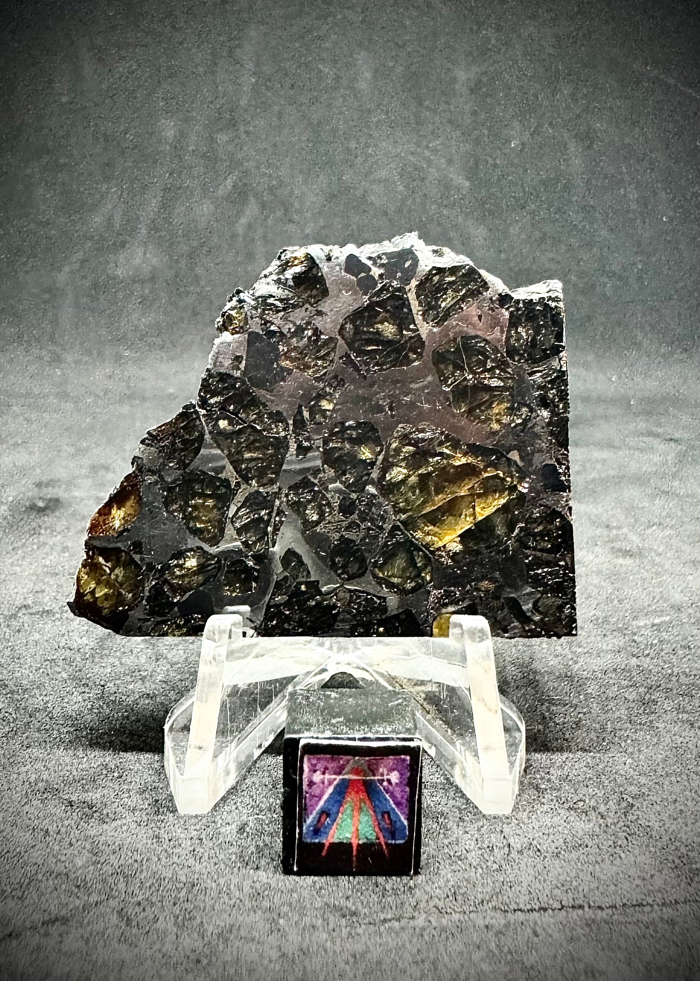 Brahin Pallasite Meteorite - 19.1g