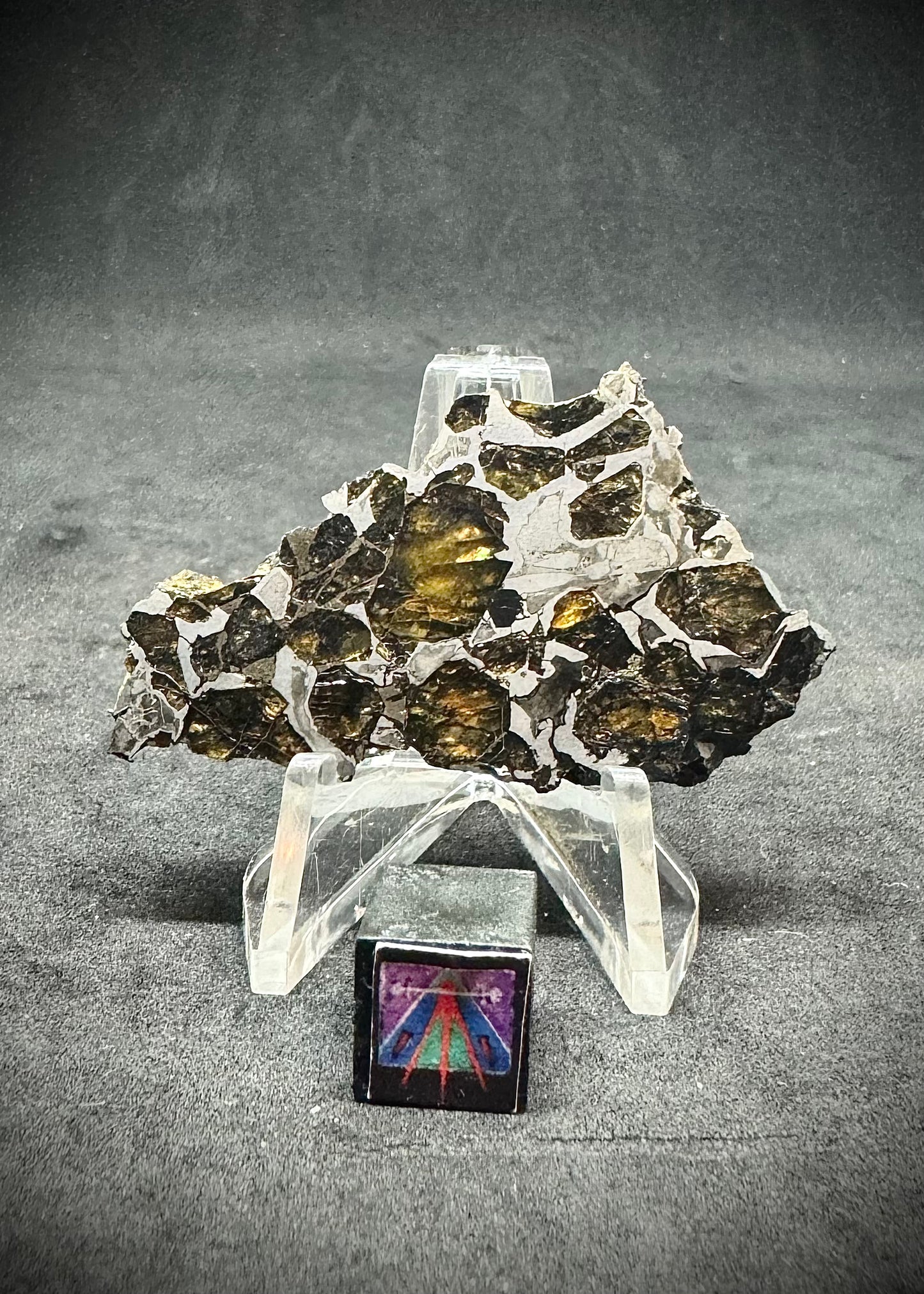 Brahin Pallasite Meteorite - 12.4g