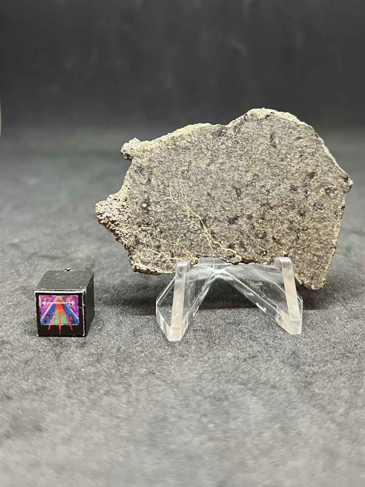 NWA 14714 Martian Shergottite Meteorite - Full Slice - 10.8g – The ...