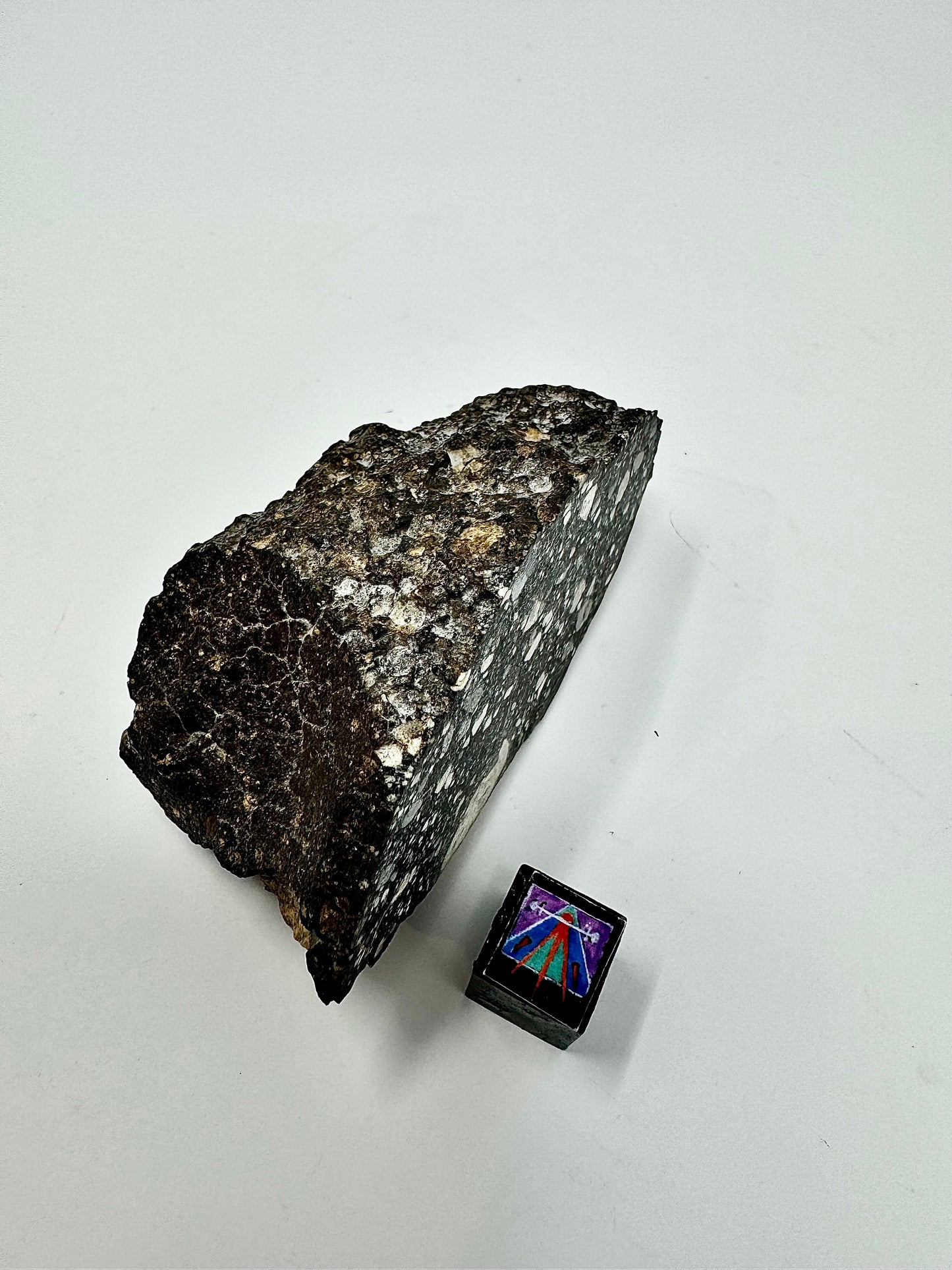 Massive Chunk of the Moon with Fusion Crust! NWA 14685 Lunar Fragmenta ...