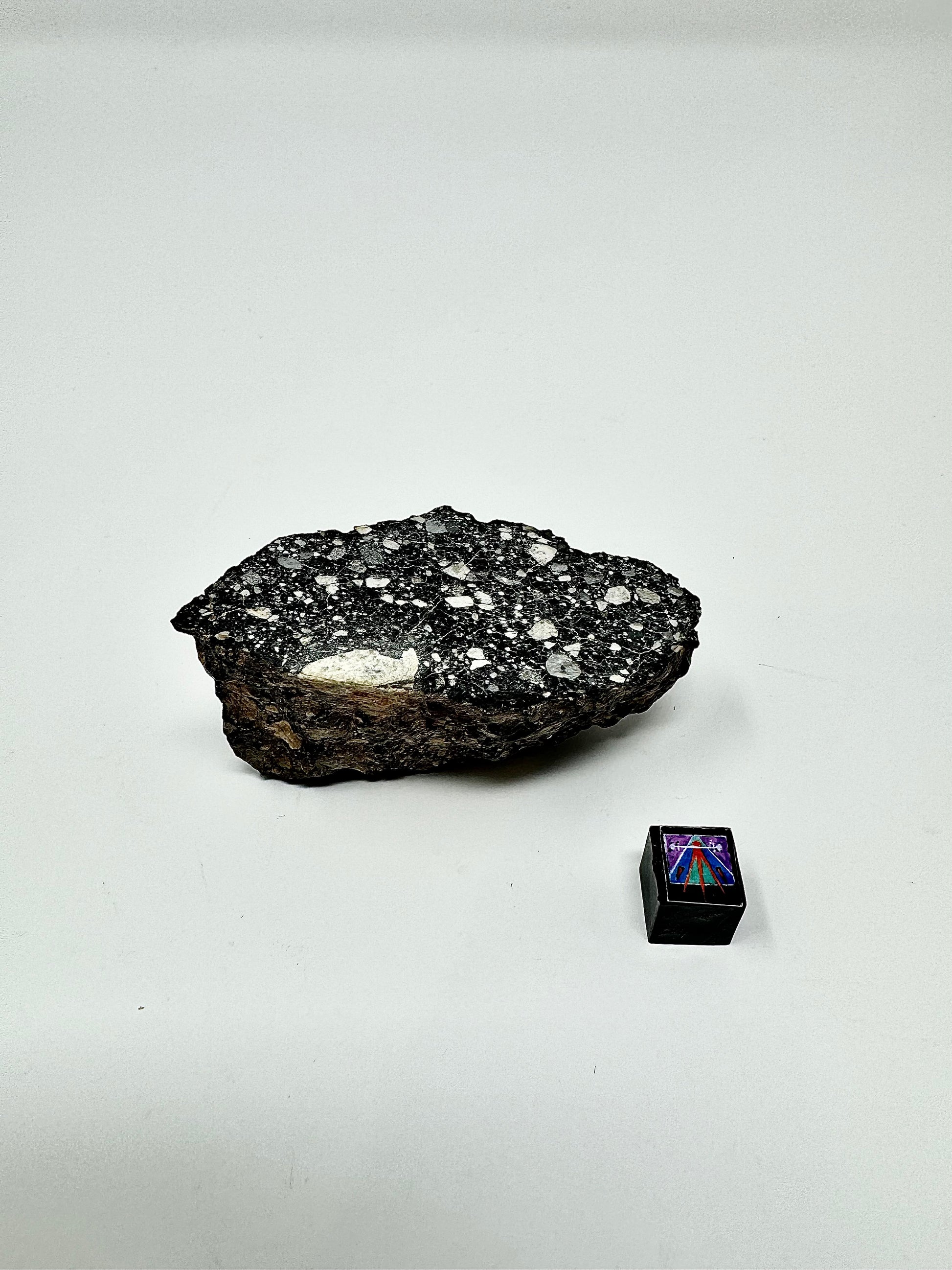 Massive Chunk of the Moon with Fusion Crust! NWA 14685 Lunar Fragmenta ...