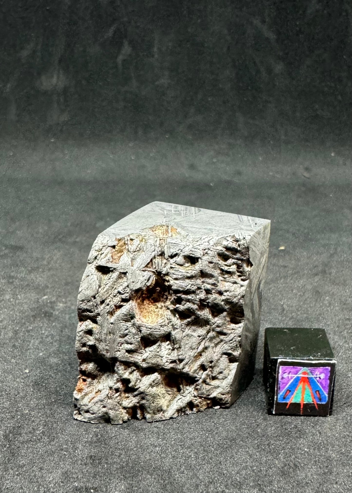 Muonionalusta Iron Meteorite - End Piece - 78.7g