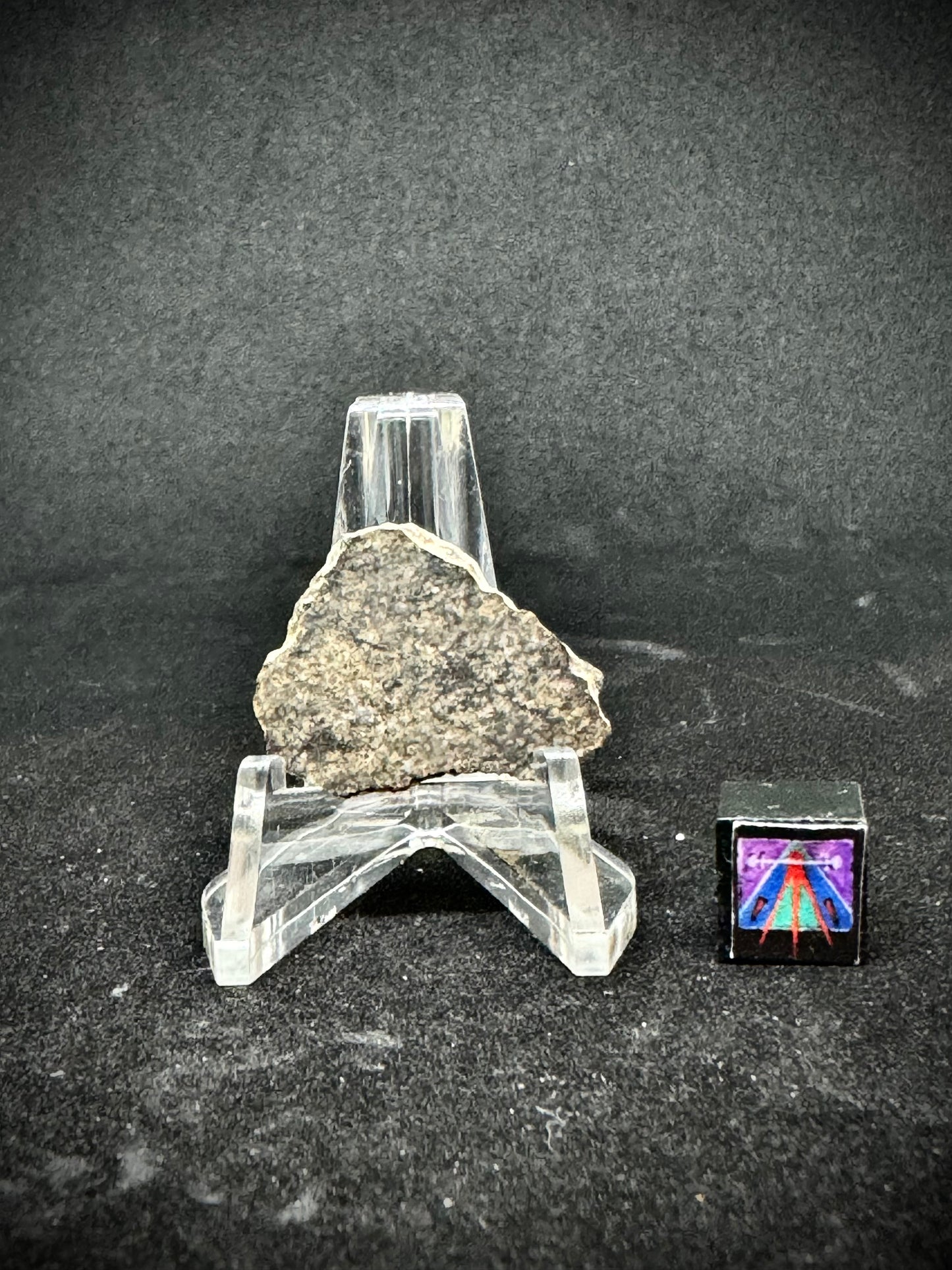 NWA 14526 Lunar Mare Basalt - An Ultra Rare Meteorite From Deep Within Our Moon! 1.8g