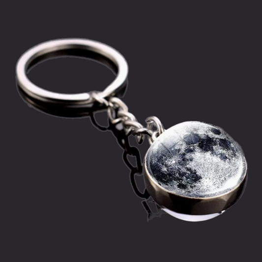 Moon Globe Keychains